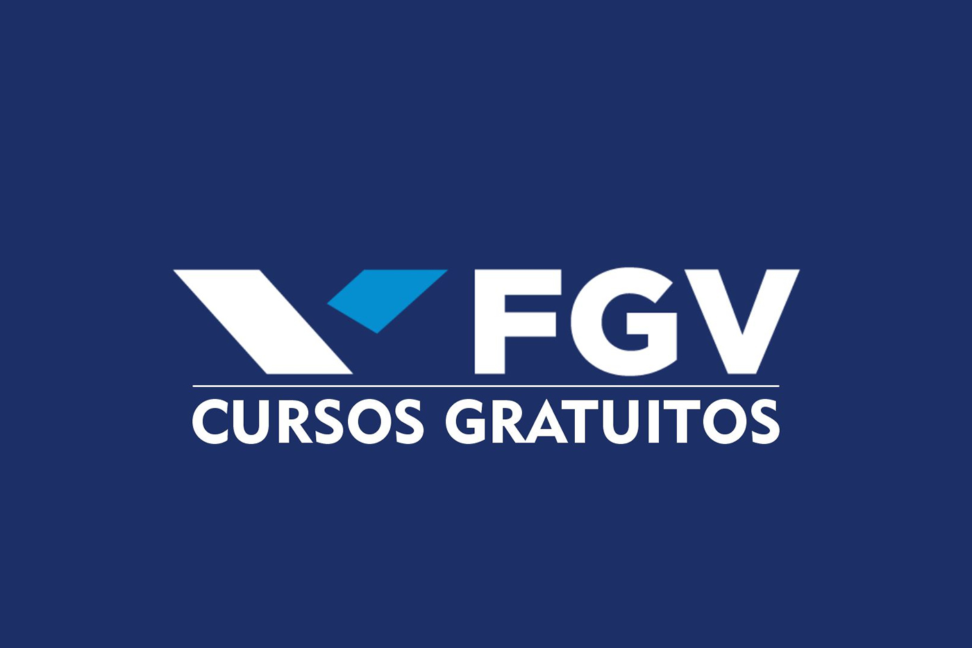 A FGV possui uma variedade de cursos gratuitos em diversas áreas